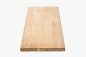 Preview: Massivholzplatte Leimholzplatte Eiche A/B 26mm, DL durchgehende Lamele, DIY angepasst